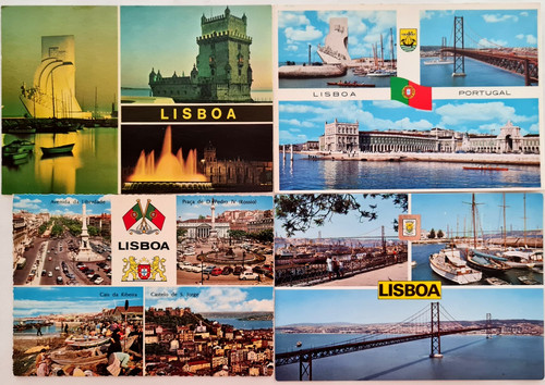 Postkarten lot lissabon - lot, x