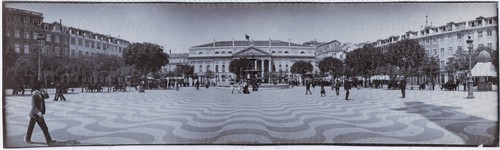 Panoramafoto 1910 rossio - panoramafoto,