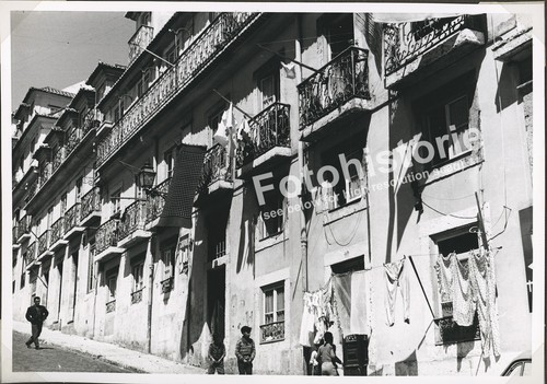 Foto lissabon altstadt gasse - foto,